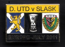 DUNDEE UNITED V SLASK WROCLAW 2011 - Football Pin Badge