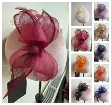 Ladies Sinamay Curls Bow