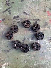 Genuine Peugeot 205 GTi Front Seat Spacer Washers Thick Black Plastic 8 off