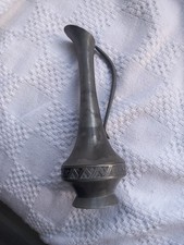 Vintage Pewter Pitcher Or Bud