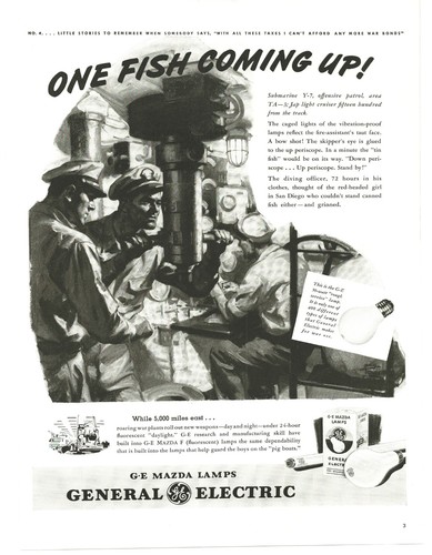 1943 mazda lamps submarine - 1943,