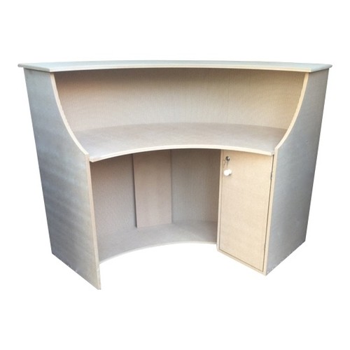 Medium curved reception desk - medium,