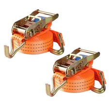 2X Ratchet Straps Heavy Duty 6M Tie Down Straps Ratchet 2000KG Break Strength