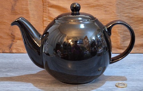London pottery globe teapot - london,