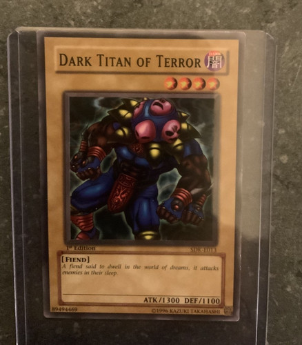 Dark titan terror 1st ed - of,