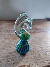 Vintage Mdina Glass Seahorse