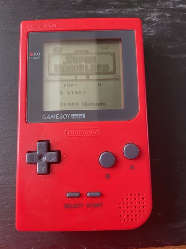 Nintendo game boy pocket - boy, red