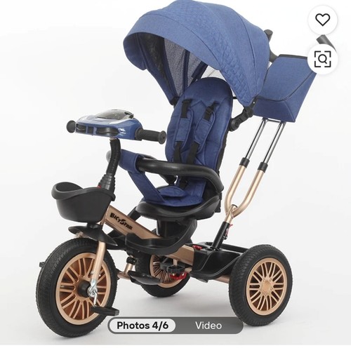 Tricycle stroller with push - tricycle/stroller,