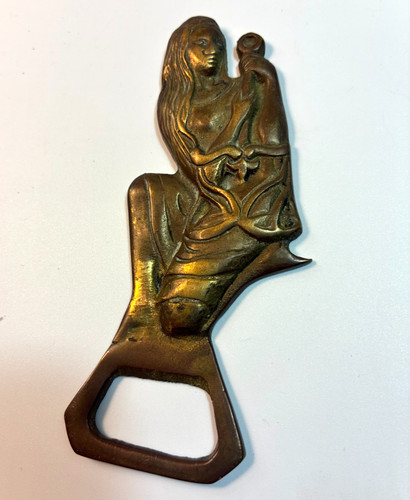 Vintage brass lady libra - vintage,