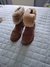 K By Clarks Ladies Beige Boots