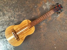 Thomann Bass Ukulele Side Hole With Red Rubber Strings - PLEASE READ - FREEPOST