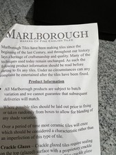 Marlborough Tiles Crackle Glaze Grey Seasons Collection Ploughed Furrow