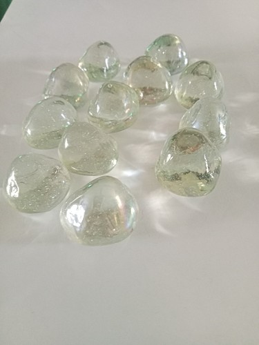 100 decorative glass rocks - 100,