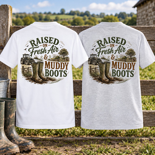 Raised fresh air muddy - air, &