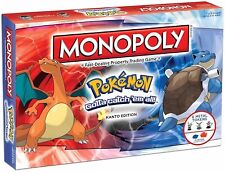 Pokemon Monopoly Board Game Kanto Edition, 2-6 Player -Free & Fast Shipping