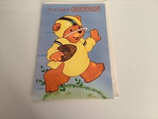 VINTAGE BIRTHDAY CARD FOR A SPECIAL GRANDSON