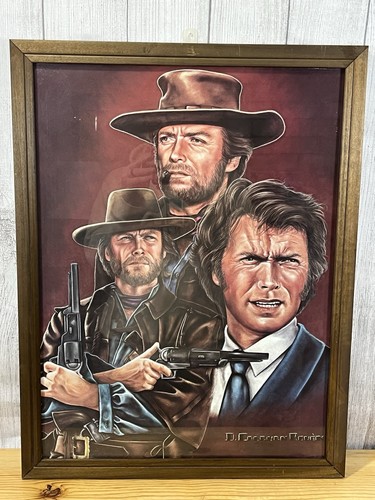 Vintage clint eastwood collage - vintage,