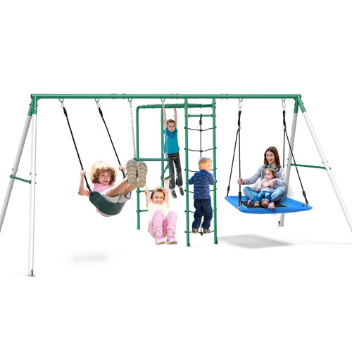 Large swing set - large,