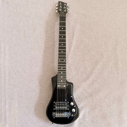 Black mini hofner - black,