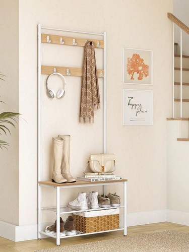 Hallway coat rack shoe - 3,