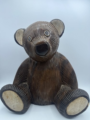 Large vintage carved wood - vintage,