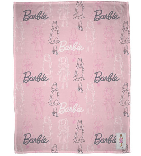 Barbie figures pink - barbie, fleece