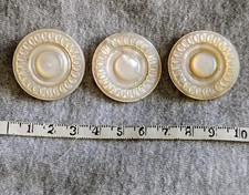 Vintage Large Mother Of Pearl Buttons Two