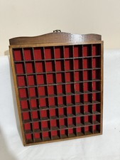 Wooden Thimble Display Case