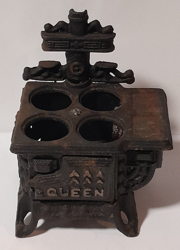 Antique queen cast iron cook - cast,