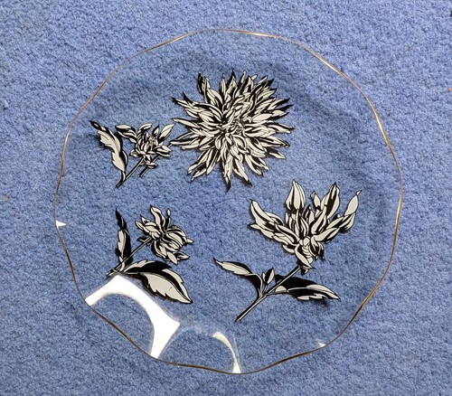 Chance glass silhouette - glass, "silhouette"