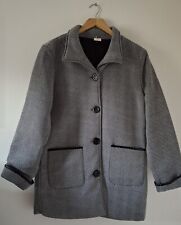 Beautiful Jacket By Anne De Lancay Size 12 NWOT Black And White
