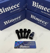 Black Alloy Wheel Locking Bolt For VW Amarok Caddy Scirroco Radius M14x1.5 35mm