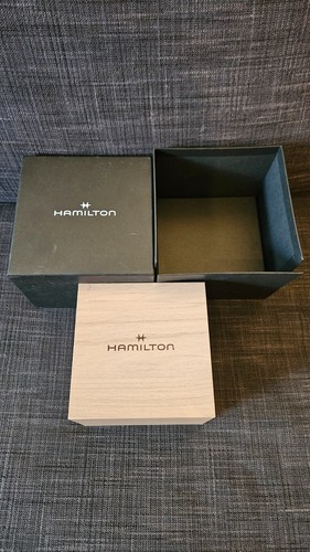 Genuine hamilton watch box set - watch,