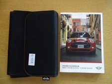 GENUINE MINI 3 5 DOOR HATCH F55 F56 2018-2021 OWNERS MANUAL HANDBOOK WALLET G458