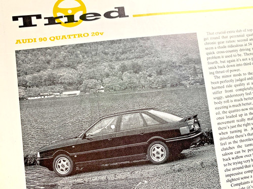 Audi quattro 20v - quattro, launch