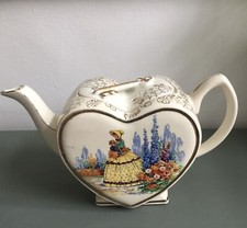 Vintage Teapot 1940’s Lingard and Webster Tunstall Lady And Key Lid