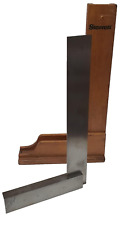 L.S Starrett No. 20 Master Precision 18" Square In Wooden Case CR132 (A22)
