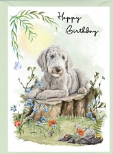 Bedlington Terrier Dog (4"x