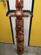 Totem Pole - Canadian - RARE, OFFERS Large Solid wood