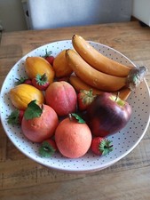 Fake Faux Fruit Set Vintage Realistic Full Life Size Artificial Home Decor