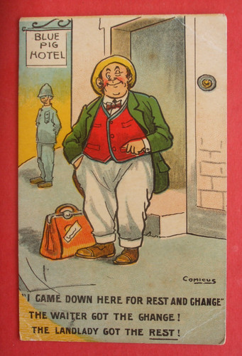 Old comicus comic seaside - old, rest