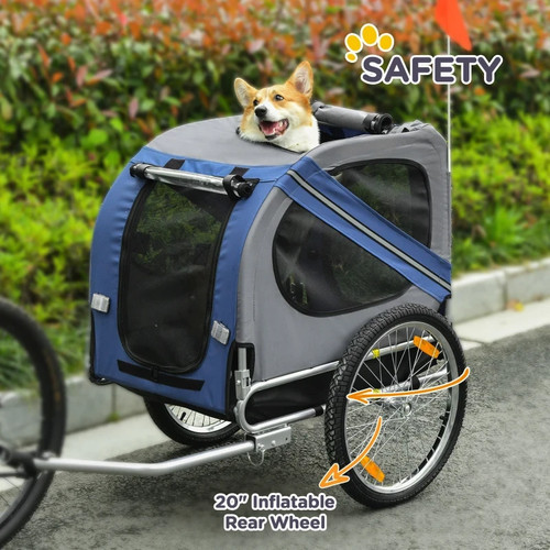 Pawhut folding dog bike - pawhut,