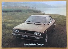 LANCIA BETA COUPE LF Car Sales Brochure c1975 #88795745  1600  2000