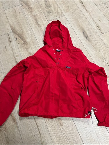 Patagonia red hooded pullover - hooded,