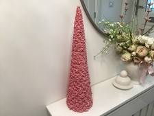 Pink Glitter Rose Tree Christmas Decoration Viral Tk Max Homesense 