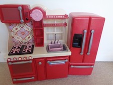 Our Generation Doll Kitchen & Fridge Freezer Cooker Dishwasher Microwave