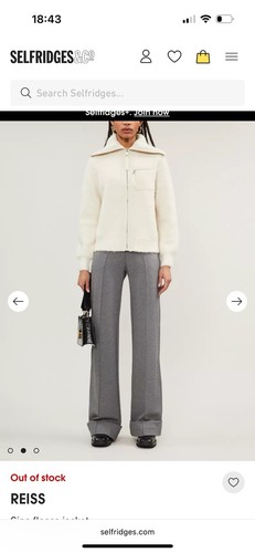 Reiss gina wool blend coat - reiss,