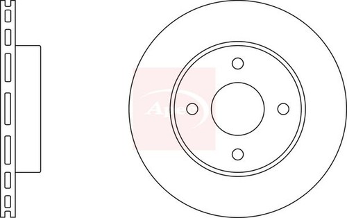 Apec dsk2348 brake disc - dsk2348,