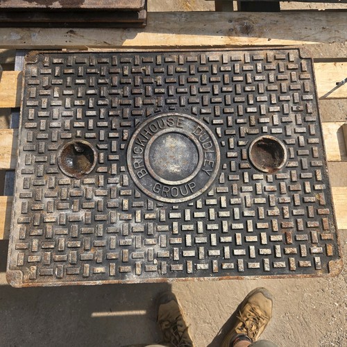 Cast iron manhole cover - iron,