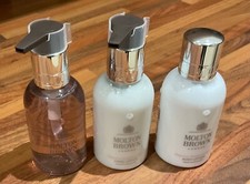 Molton Brown hand wash, hand lotion, body lotion, all 100ml each